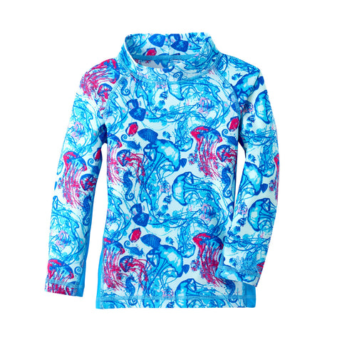 Girl's LS Sunny Swim Shirt