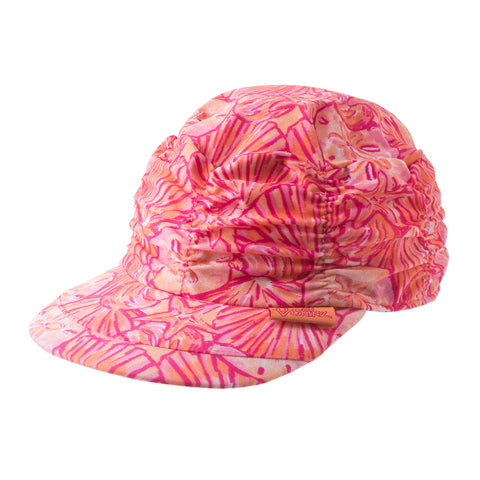 Girl's Ruched Sun Cap