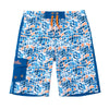 Boy's Racer Stripe Board Shorts