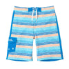 Boy's Racer Stripe Board Shorts