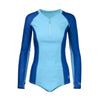 Women's LS Half Zip Swimsuit