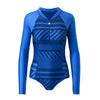 Women's LS Half Zip Swimsuit