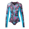 Women's LS Half Zip Swimsuit