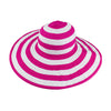 Women's Striped Beach Hat