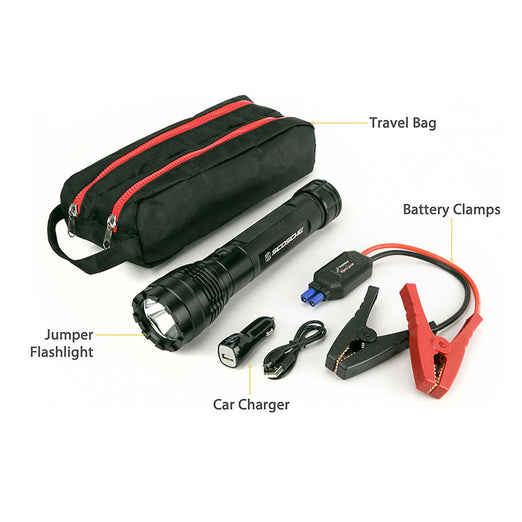 Scosche PowerUp 400F Jump Pack Flashlight