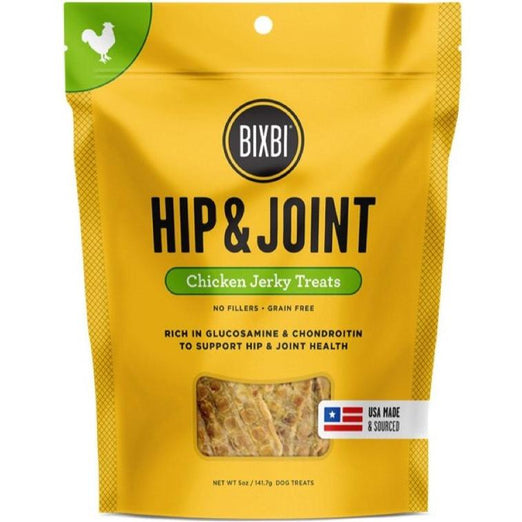 '25% OFF (Exp 4 Jun)': Bixbi Hip & Joint Chicken Jerky Grain-Free Dog Treats 142g - Kohepets