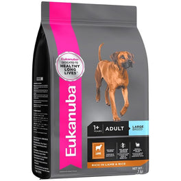 '$70 OFF 15kg (Exp 2 MAR) + 1 FREE BEEFY TREATS': Eukanuba Adult Large Breed Lamb & Rice Dry Dog Food - Kohepets