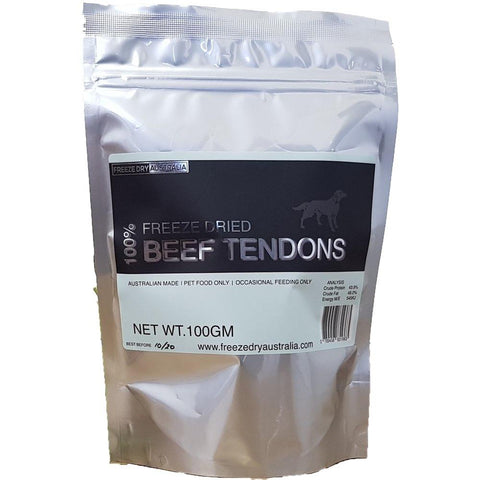 $7 W/ MIN. $60 SPEND (Exp 20 Jan 21): Freeze Dry Australia Beef Tendons Dog Chew Treats 100g - Kohepets