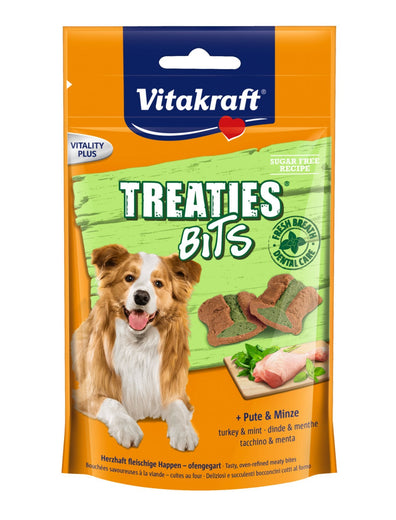 '40% OFF (Exp Mar 21)': Vitakraft Treaties Bits Turkey & Mint 120g - Kohepets