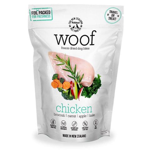 'BUNDLE DEAL': WOOF Chicken Freeze Dried Dog Bites Treats - Kohepets