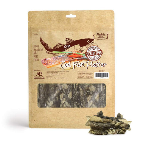 $11 OFF: Absolute Bites Air Dried Cod Fish Platter Dog Treats 400g - Kohepets