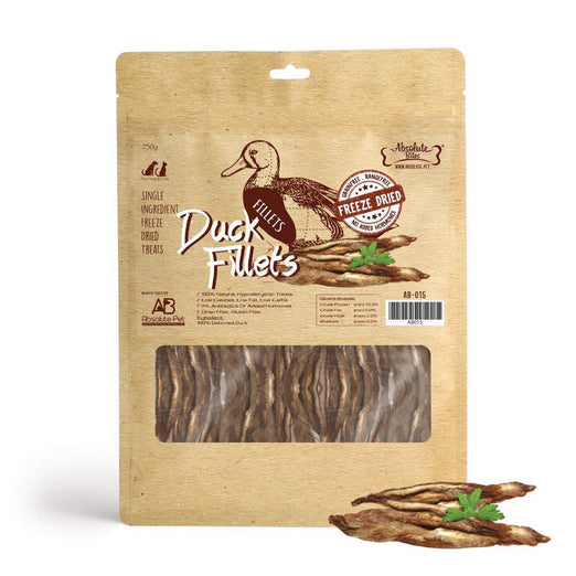 $11 OFF: Absolute Bites Duck Fillets Freeze Dried Dog & Cat Treats 250g - Kohepets