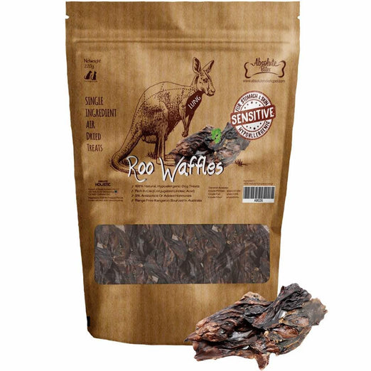 $11 OFF: Absolute Bites Roo Waffles Air Dried Dog & Cat Treats 220g - Kohepets