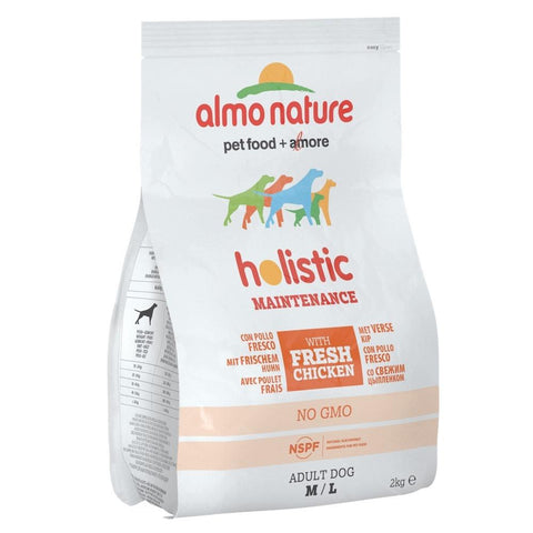 Almo Nature Holistic Medium Adult Chicken & Rice Dry Dog Food - Kohepets