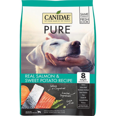 '25% OFF': Canidae Grain-Free Pure Sea Real Salmon & Sweet Potato Recipe Dry Dog Food - Kohepets