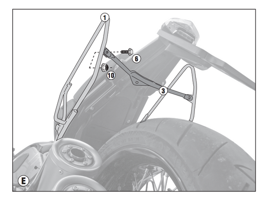 Givi Saddlebag Supports for BMW R Nine T