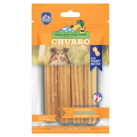 'BUNDLE DEAL (Exp 30 Apr)': Himalayan Dog Chew Churro Dog Treats (Peanut Butter) - Kohepets