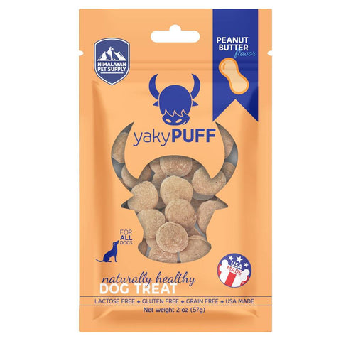 'BUNDLE DEAL': Himalayan Dog Chew YakyPuff Dog Treats (Peanut Butter) - Kohepets