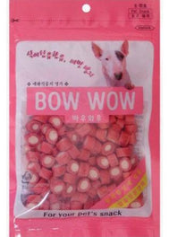 $3 W/ MIN. $60 SPEND: Bow Wow Chicken Cheese Roll Dog Treat 120g - Kohepets