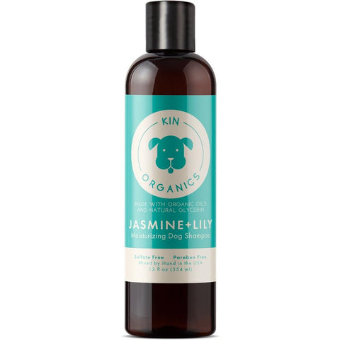 Kin+Kind Kin Organics Jasmine & Lily Moisturizing Dog Shampoo 12oz - Kohepets