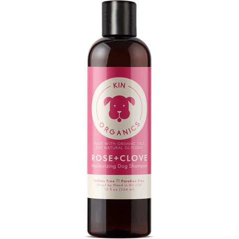 Kin+Kind Kin Organics Sweet Blossom Oatmeal Moisturizing Dog Shampoo 12oz - Kohepets