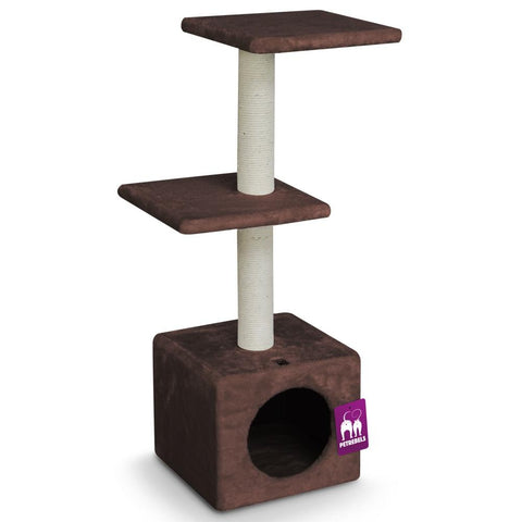 $39 W/ MIN. $60 SPEND: Petrebels Cheap Bastards Boston 90 Cat Tree (Chocolate) - Kohepets