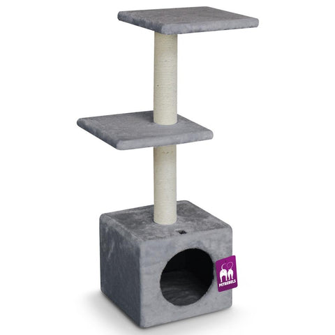 $39 W/ MIN. $60 SPEND: Petrebels Cheap Bastards Boston 90 Cat Tree (Grey) - Kohepets