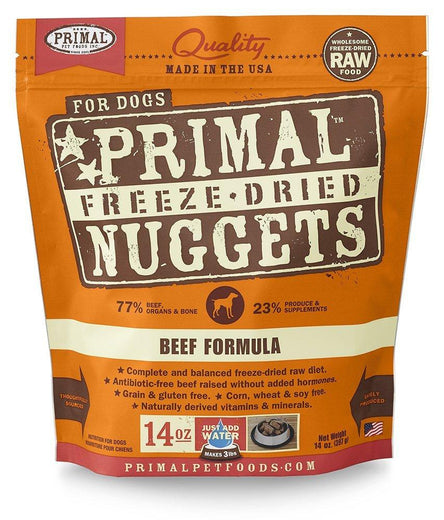 'BUNDLE DEAL': Primal Freeze-Dried Beef Grain-Free Dog Food 14oz - Kohepets