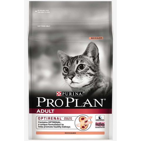 '25% OFF + FREE TREATS': Pro Plan OptiRenal Adult Salmon Dry Cat Food - Kohepets