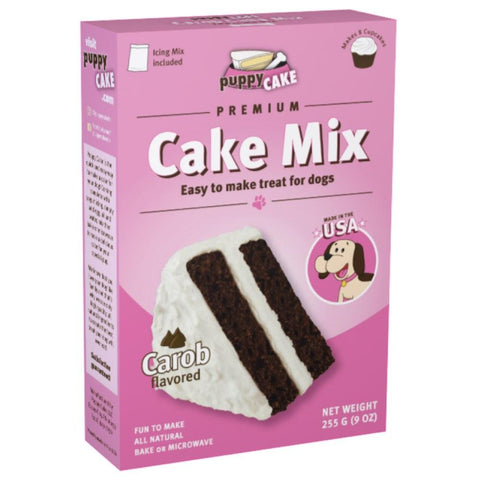 $10 W/ MIN. $60 SPEND (Exp 1 Jan): Puppy Cake Carob Microwaveable Cake Mix For Dogs 255g - Kohepets