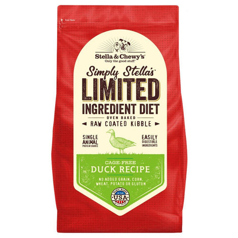 '15% OFF': Stella & Chewy’s Limited Ingredient Diet Duck Raw Coated Grain-Free Dry Dog Food - Kohepets