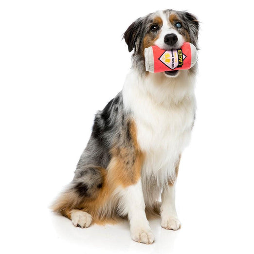 $10 W/ MIN. $60 SPEND: FuzzYard Lager Beer Plush Dog Toy - Kohepets