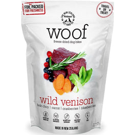 'BUNDLE DEAL': WOOF Wild Venison Freeze Dried Dog Bites Treats - Kohepets