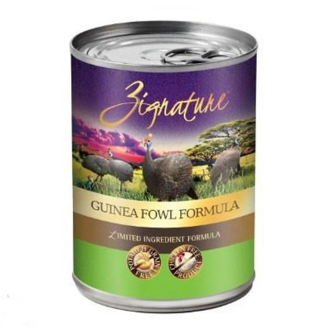 '30% OFF (Exp Apr 21)': Zignature Guinea Fowl Grain Free Canned Dog Food 369g - Kohepets